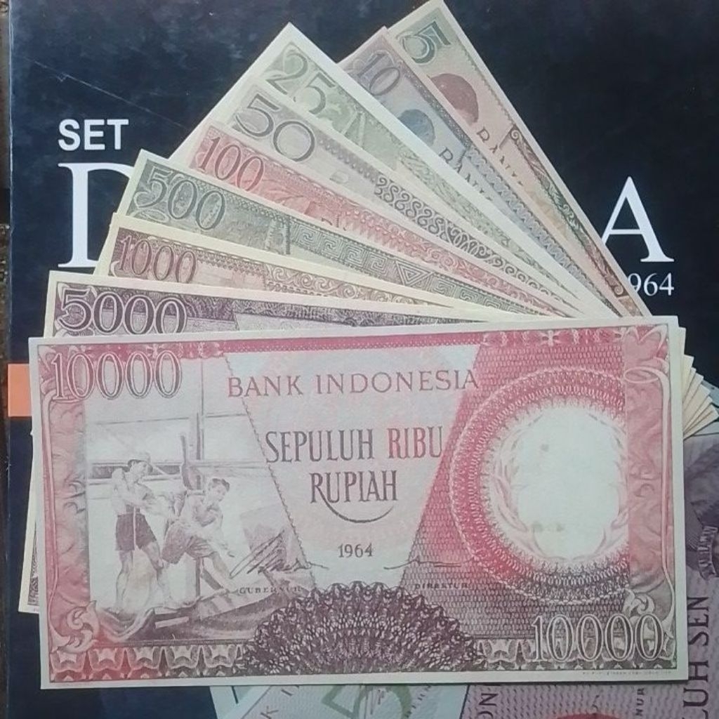REPRO SET LENGKAP UANG KUNO SERI PEKERJA 1-10.000 RUPIAH