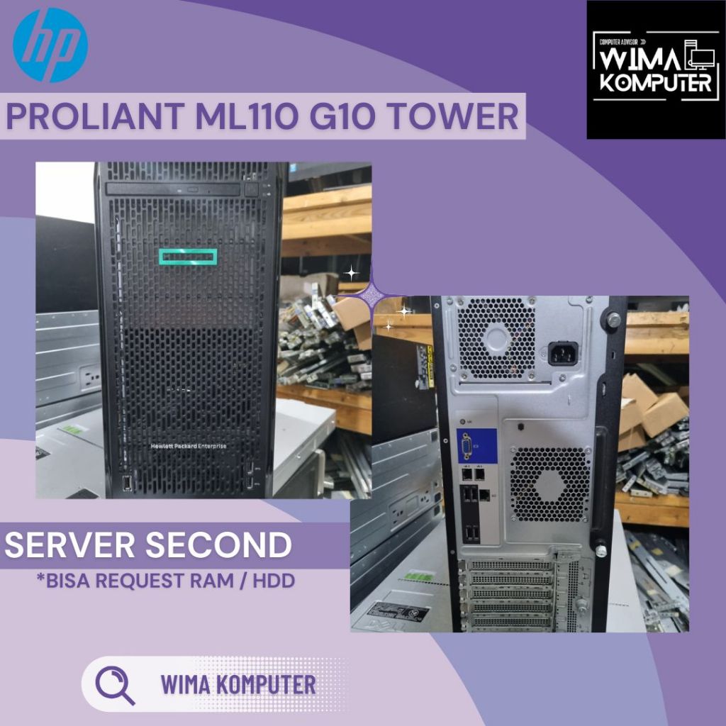 HP ML110 XEON SILVER 4116 RAM 64GB HDD SSD 1TB