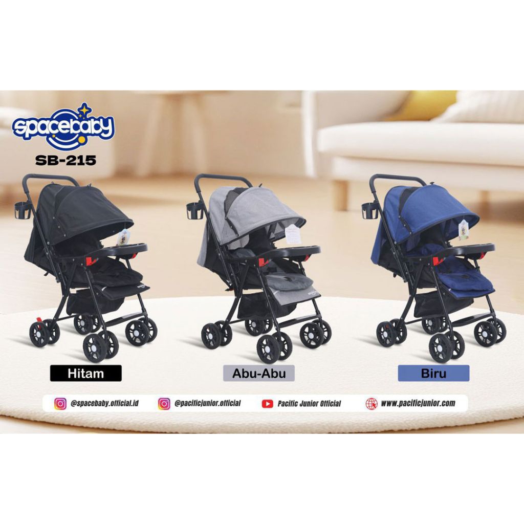 BABY STROLLER KERETA DORONG SPACE BABY 215