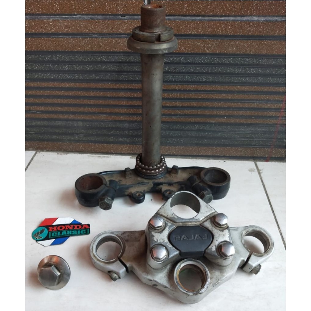 T shock atas bawah bajaj pulsar std as 33 ninja vixion scorpio original copotan