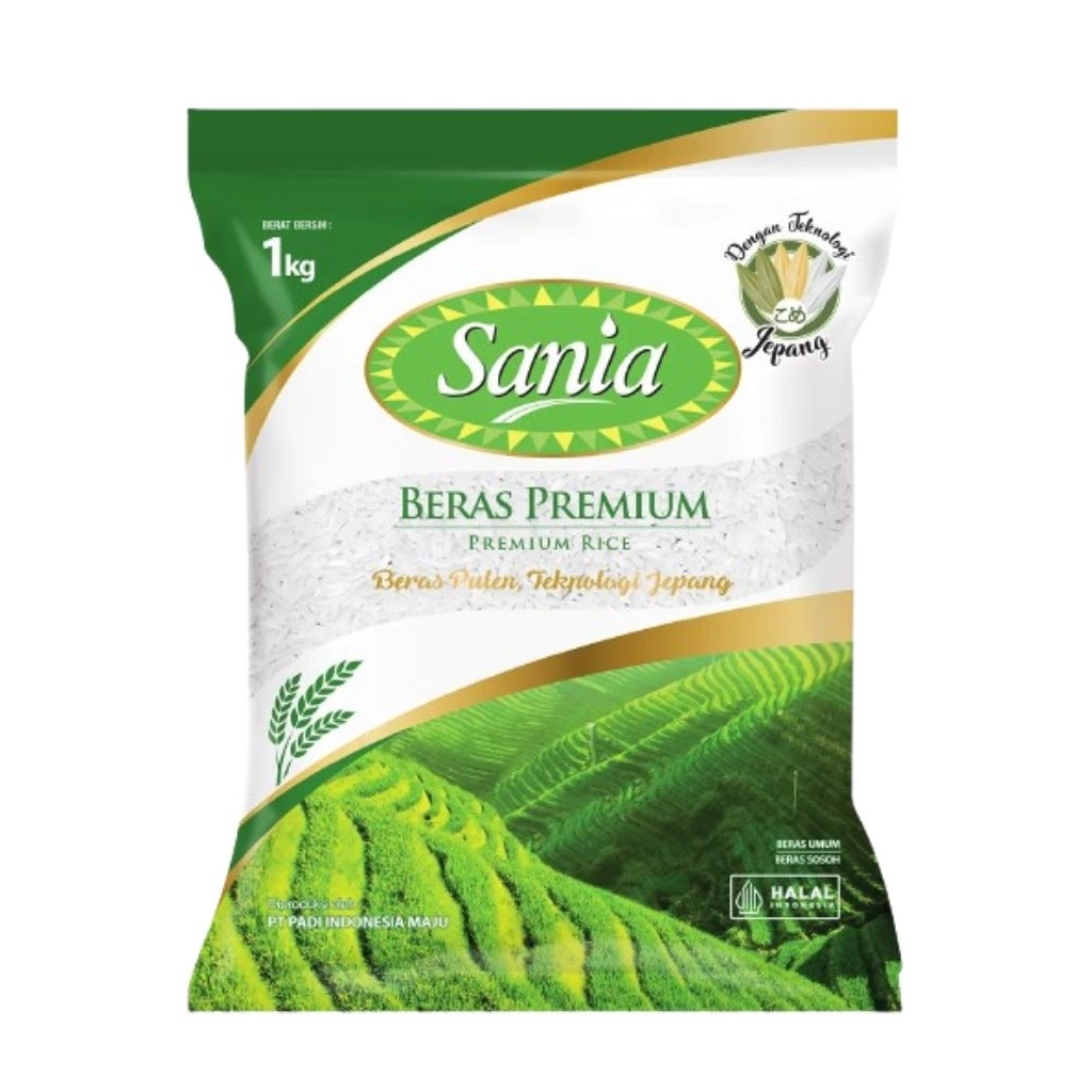 

Beras Premium Sania 1 kg Kemasan Pabrik