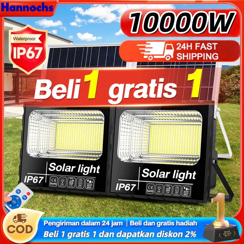 Hannochs Garansi 30 tahun Lampu tenaga surya Lampu Led tenaga surya outdoor matahari Lampu sorot out