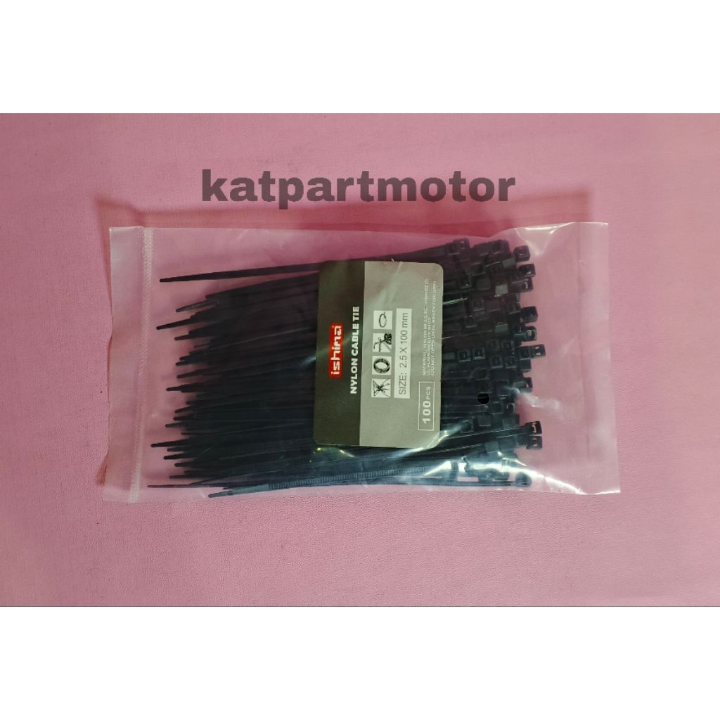 

KABEL TIES EKONOMIS 2,5×100MM ISHIMA 1 PACK