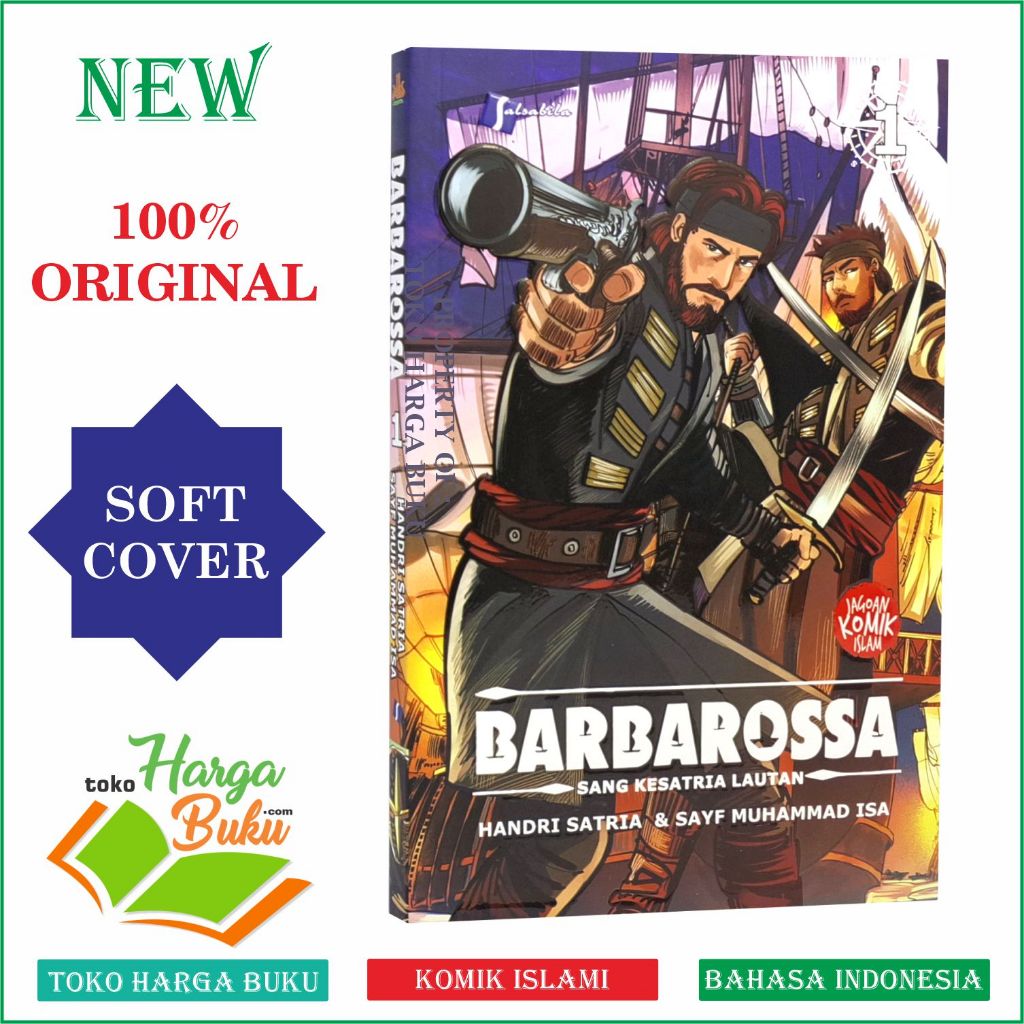 Foto Komik BARBAROSSA Jilid 1 Sang Ksatria Lautan FULL COLOR Buku Anak Islam Salsabila Pustaka Al-Kautsar