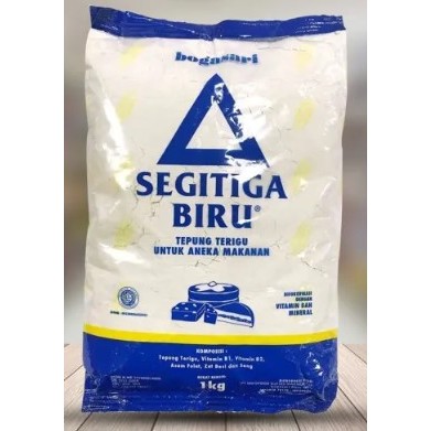 *FREE GIFT* Tepung Terigu Segitiga Biru/Rose brand/sania/cakra kembar/kunci biru 1kg