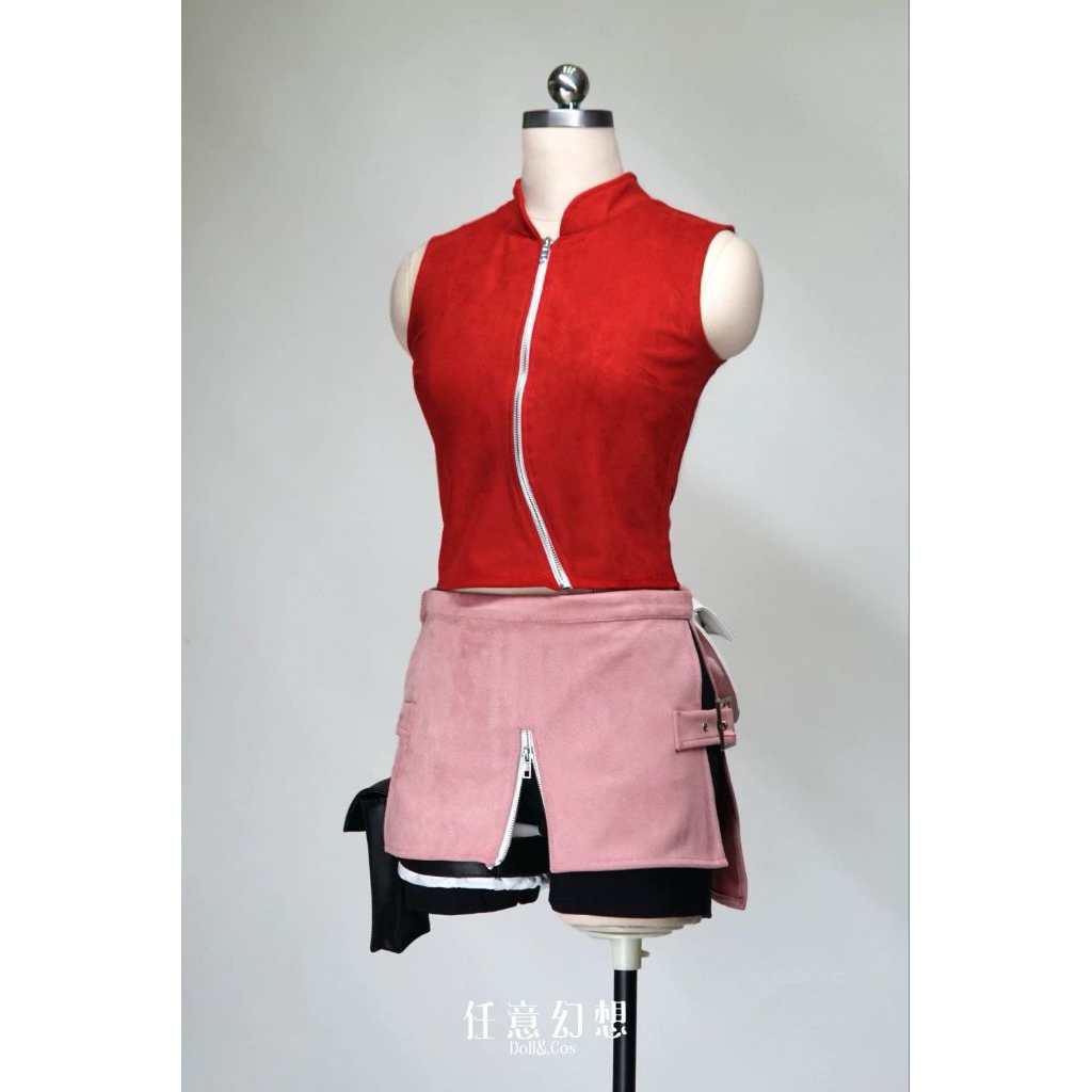Naruto shippude haruno sakura cosplay costum anime women