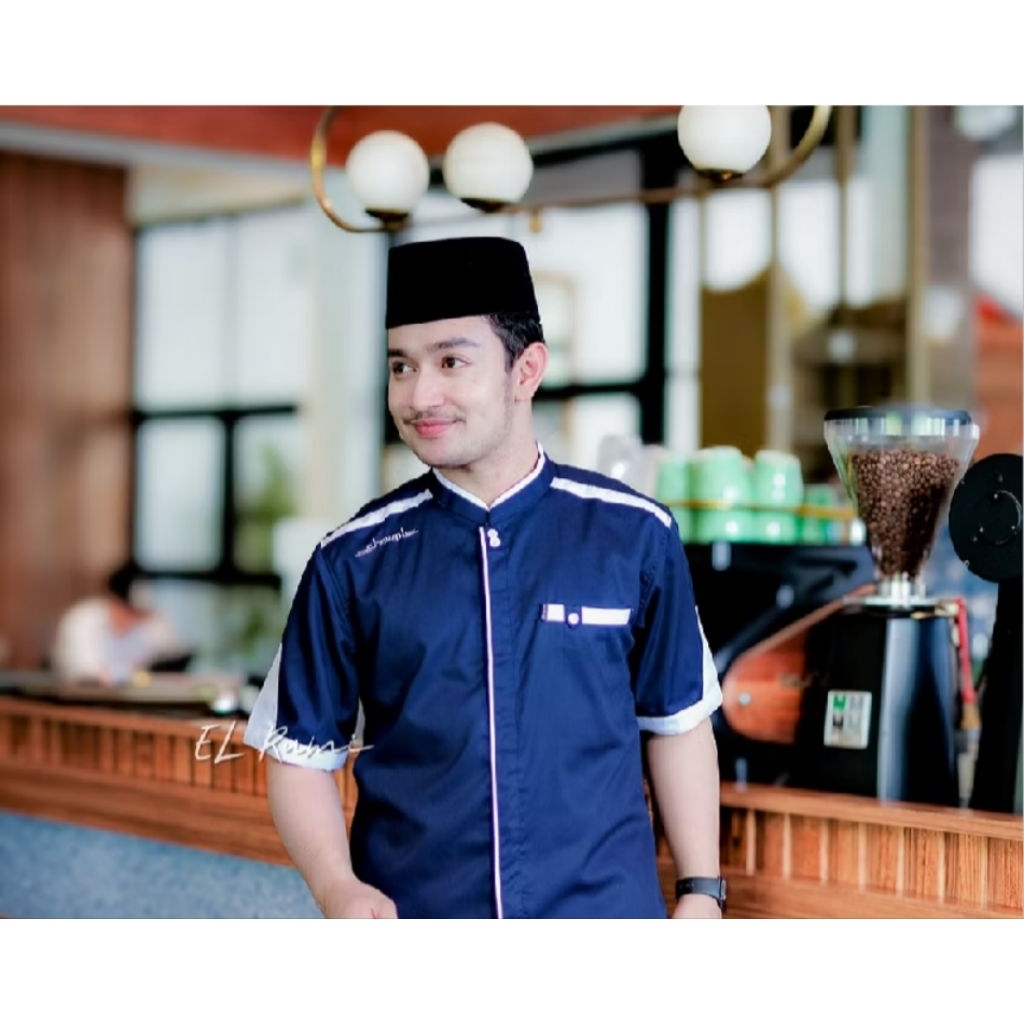 Baju koko original el rumi lengan pendek