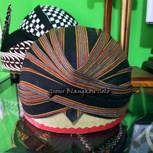 Blangkon Senopaten Lurik Jogja