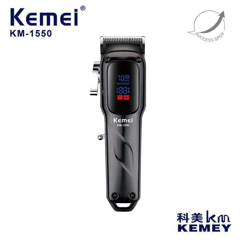Kemei KM-1550 Hair Clipper 7000RPM 2000MAH Alat Cukur Rambut Elektrik KM1550 KM 1550
