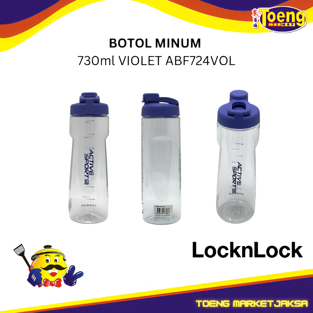 Botol Minum - Botol Air - ACTIVE SPORT BOTTLE 730ml VIOLET ABF724VOL LOCK N LOCK