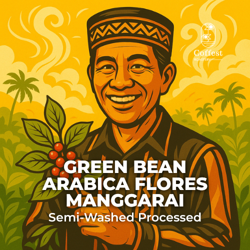 

Green Bean Arabika Flores Manggarai - Grade 1 - Semiwashed Processed - 1 kg