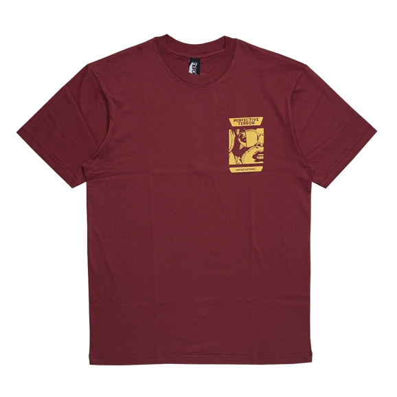 Heroine Exprnc Kaos T-shirt Lassie Maroon Unisex