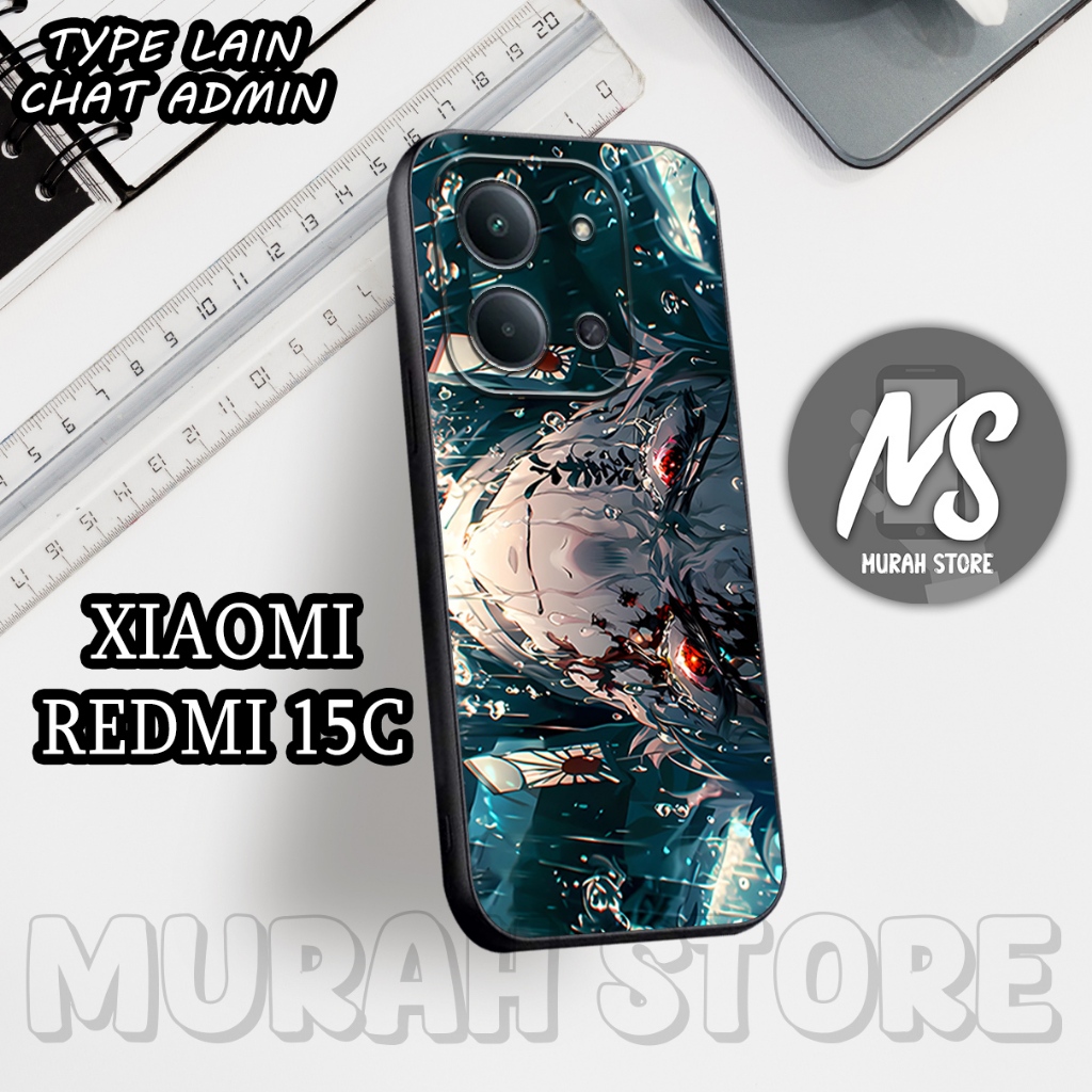 Softcase Karet REDMI 15C /MS11/Motif ANIME/Case Hp REDMI 15C/Silikon REDMI 15C