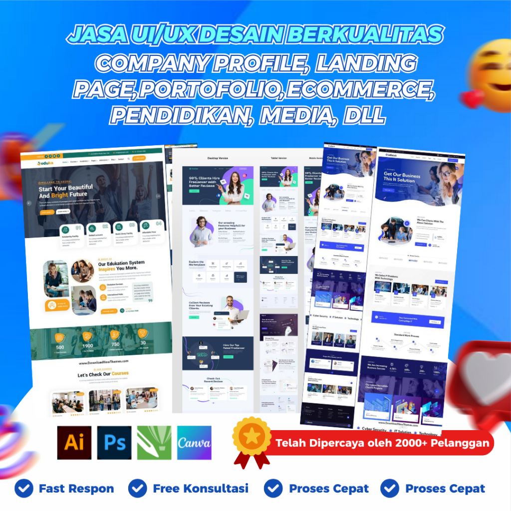 Jasa Desain UI/UX Website –  Profesional & Berkualitas