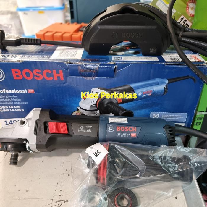 Bosch GWS 14-125S Mesin Gerinda 5" / Angle Grinder