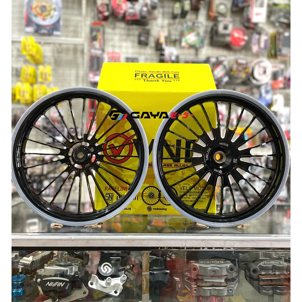 Velg vnd raceline ring 14 185/215 honda vario 125 vario 150 vario 160 cbs vario 110 beat scoopy geni