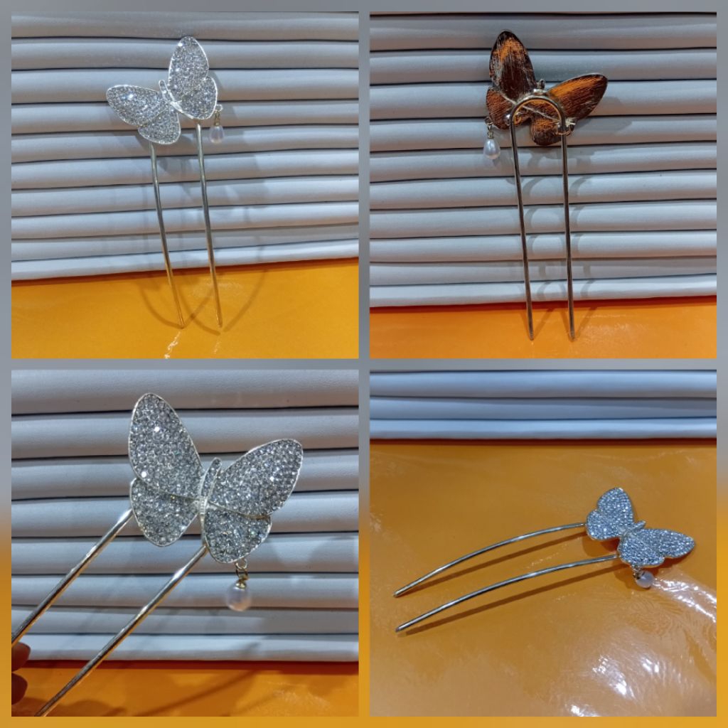 cucuk konde kupu kupu modern untuk sanggul