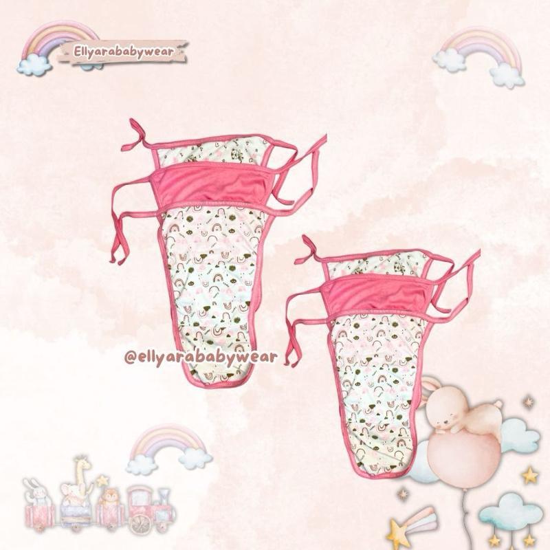 Popok Bayi Newborn 6 Pcs Bahan Katun Double Pe Lembut Halus Tidak Tipis Jahitan Rapih Anti Alergi & Jamur Bersertifikat Sni By Ellyarababywear