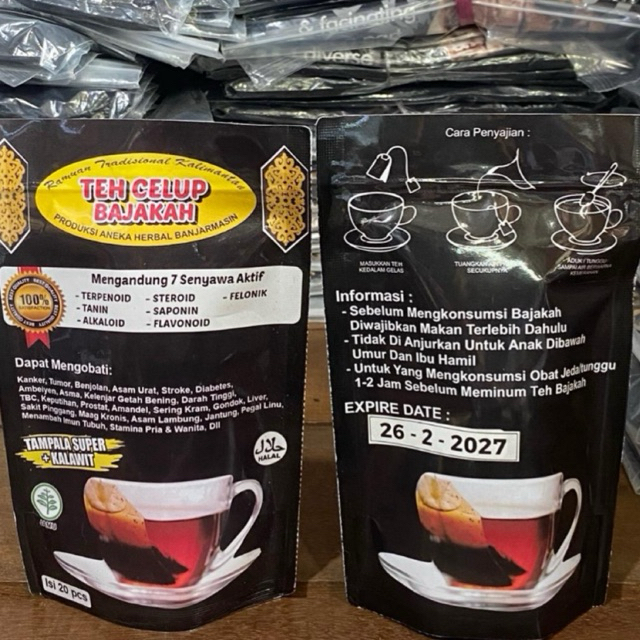 Ramuan Tradisional Kalimantan  Teh Celup Bajakah Herbal Kalimantan | TEH HERBAL | TEH CELUP | TEH KA