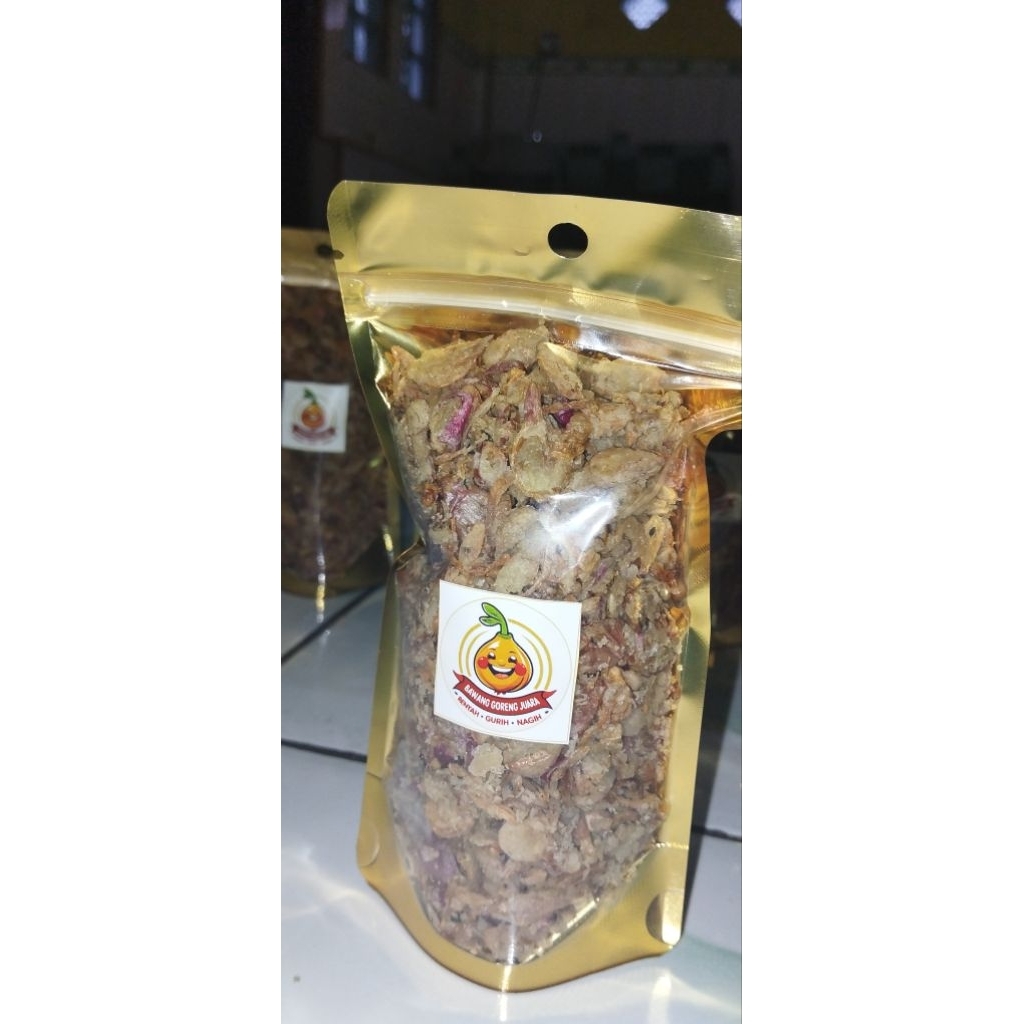 

Bawang Goreng Renyah Gurih Langsung Produsen Kemasan Pouch 10cmx18cm
