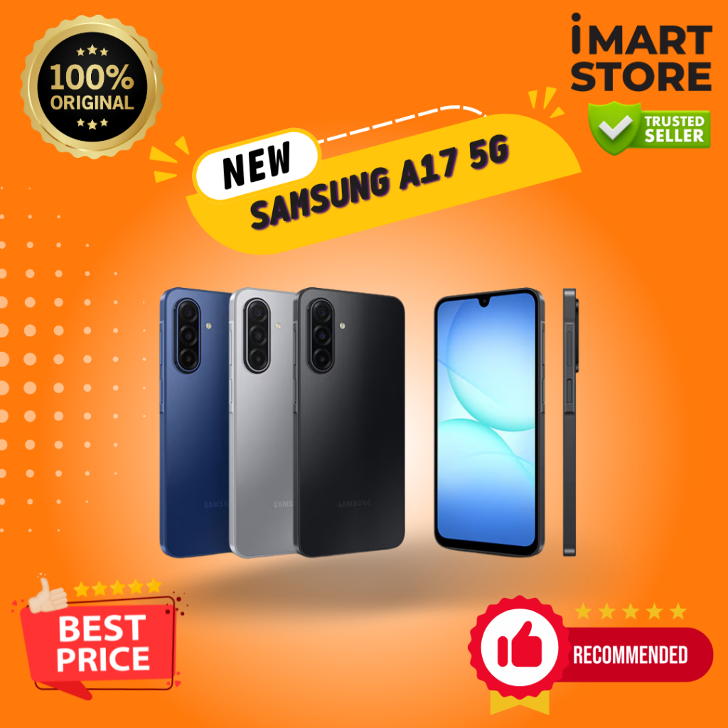 Samsung A17 5G 8GB/256GB Super AMOLED 90Hz Garansi Resmi SEIN