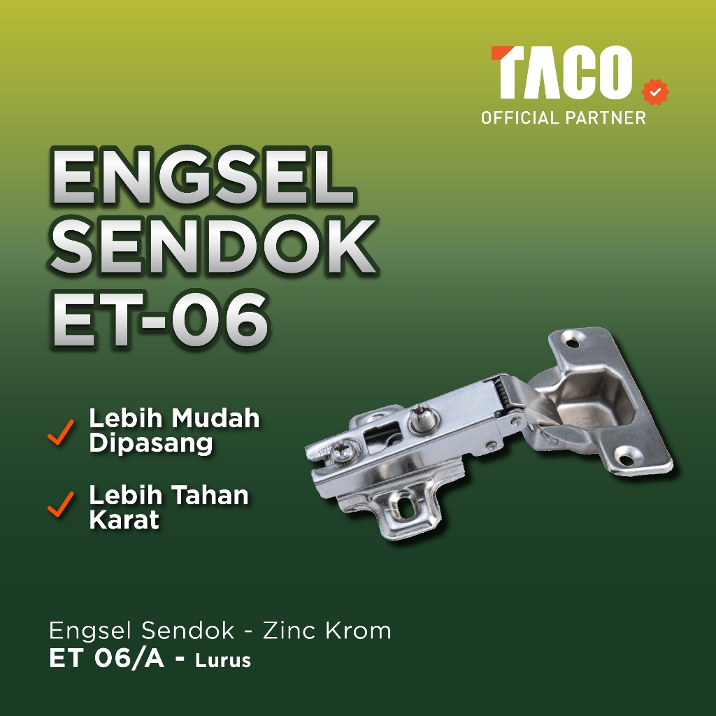 TACO Engsel Sendok Biasa- ET 06/A Lurus