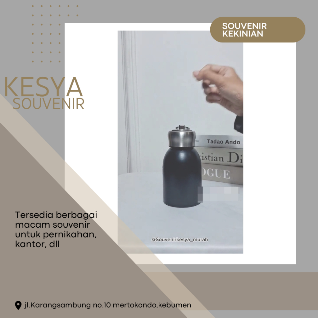 Kesya Souvenir | BEST PRODUCT  BOTOL MINUM TERMOS 300 ML / TUMBLR TERMOS MINI / TERMOS STAINLESS STE