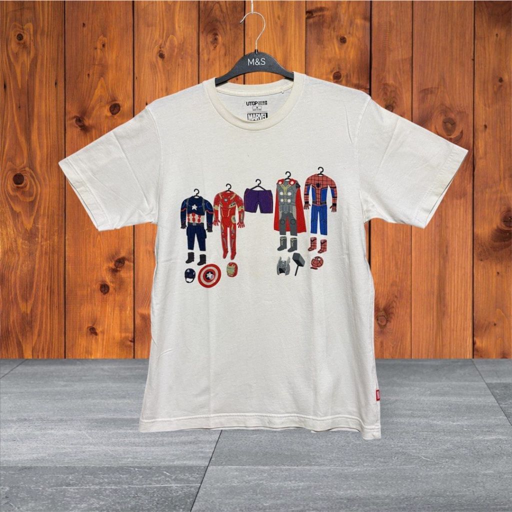 UNIQLO x Marvel Avengers | kaos UT collabs , kartun manga anime