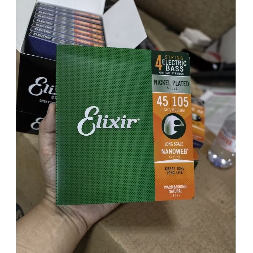 SENAR BASS ELEKTRIK ELIXIR NANOWEB 45-105 MURAH