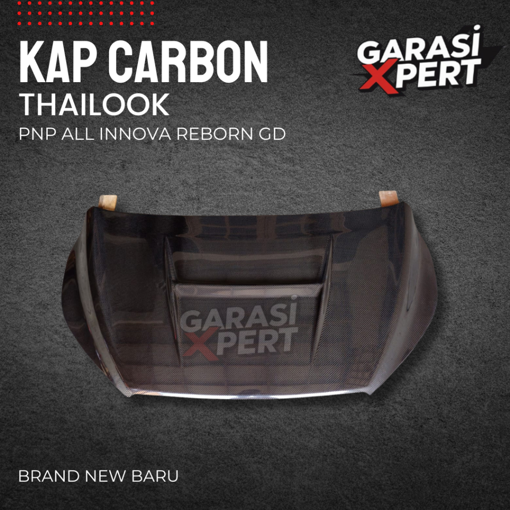 KAP MESIN HOOD CARBON THAILOOK PNP INNOVA REBORN GD 2016+
