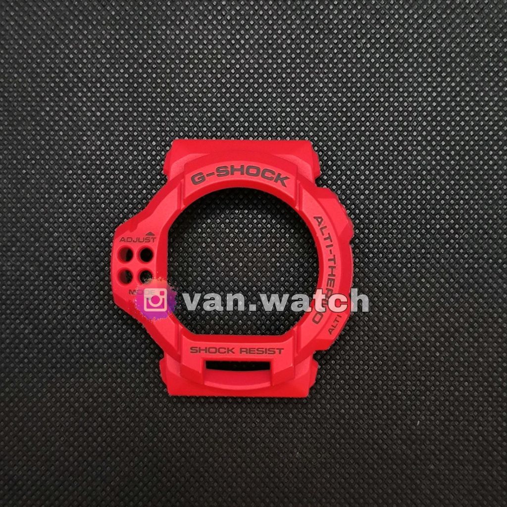 Bezel CASIO G-SHOCK GDF 100-4 GDF-100-4 MERAH ORIGINAL Tulisan Hitam