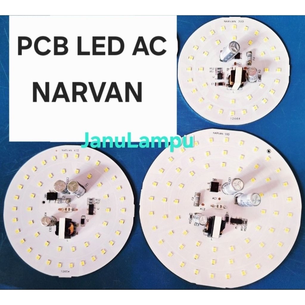 PCB LED AC NARVAN 30 40 50 WATT