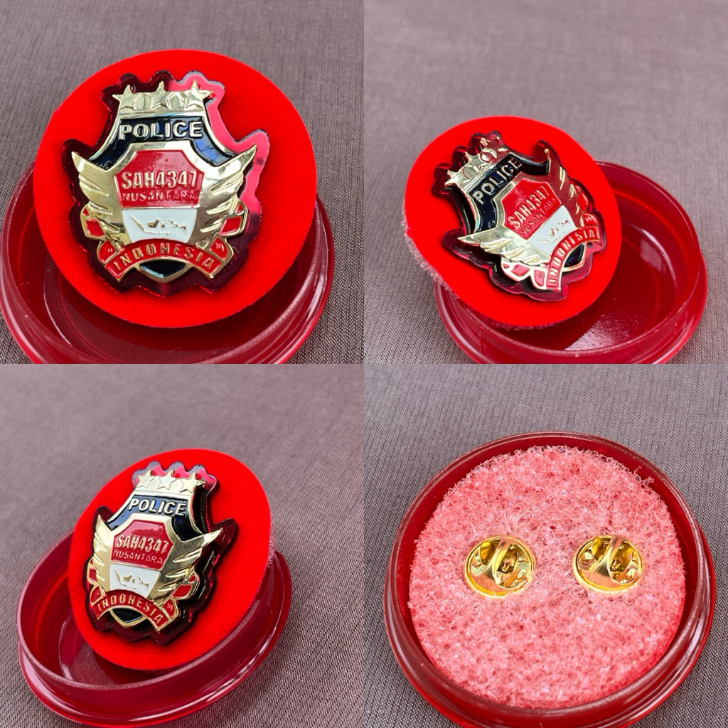 Pin SaH4347 Nusantara terlaris| pin sahabat Nusantara | Pin angkatan 43 Polri