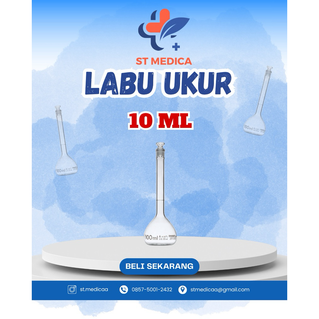 labu ukur iwaki 10ml