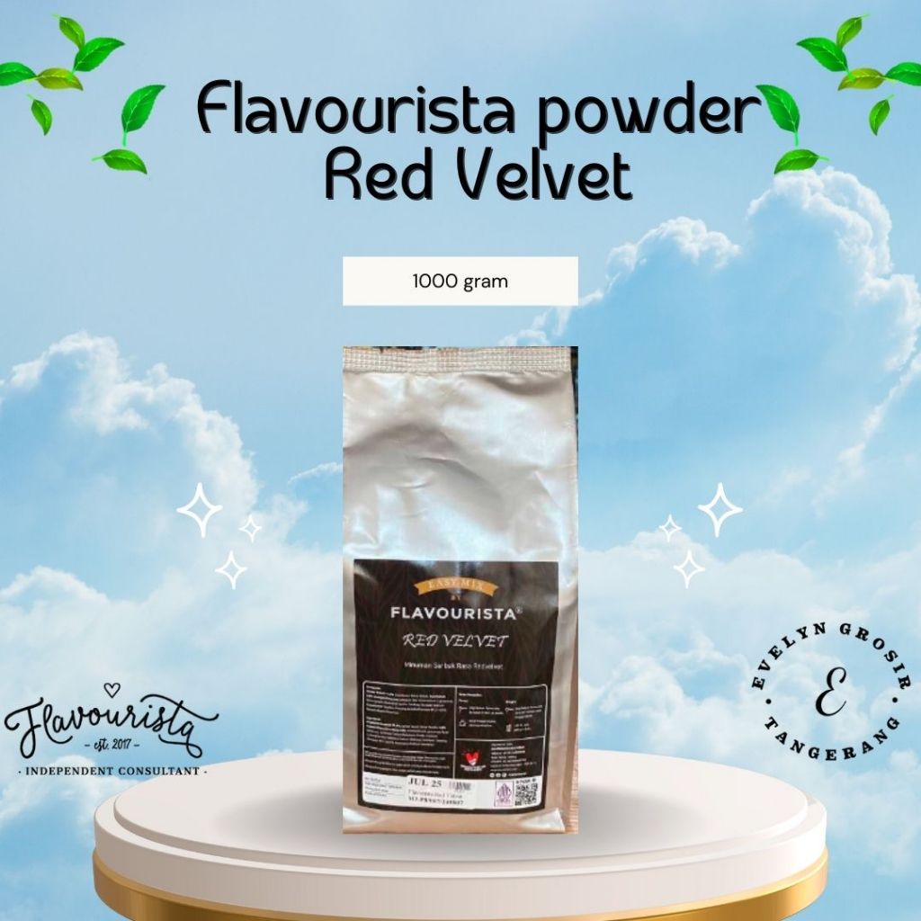

Flavourista Bubuk Minuman Murah Rasa Red Velvet / Red Velvet Powder 1000 gram