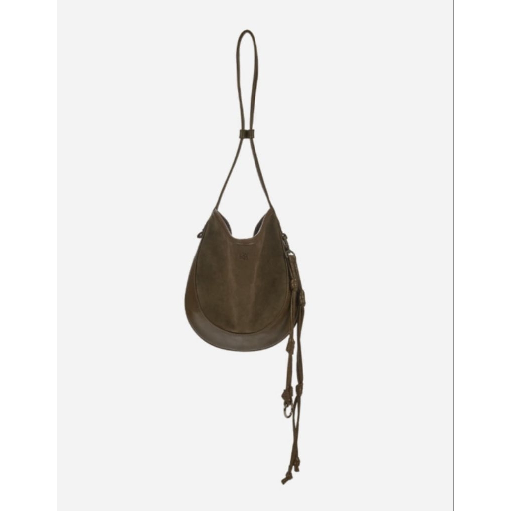 (PO KOREA) KWANI CURVEE HOBO BAG SUEDE MINI - ORIGINAL KOREA