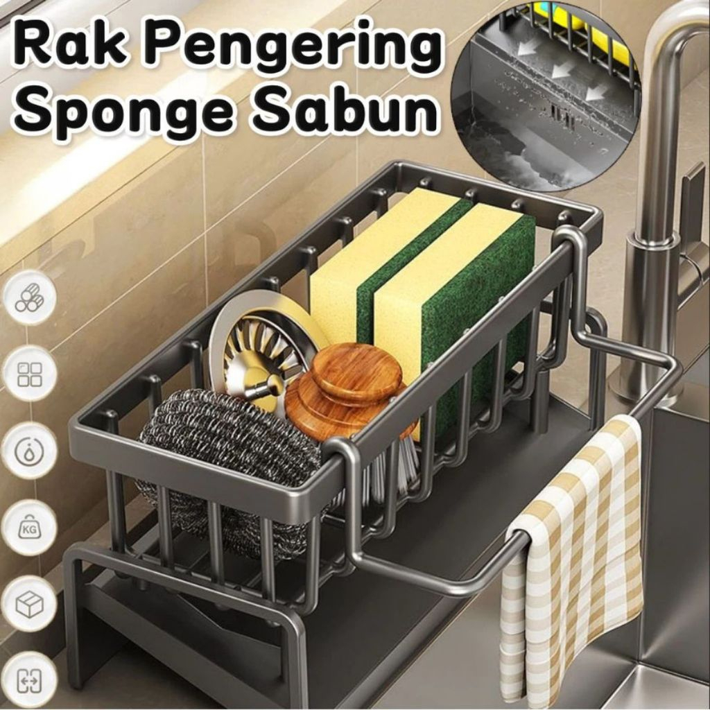 Rak Wastafel Cuci Piring Plastik Kapasitas Besar