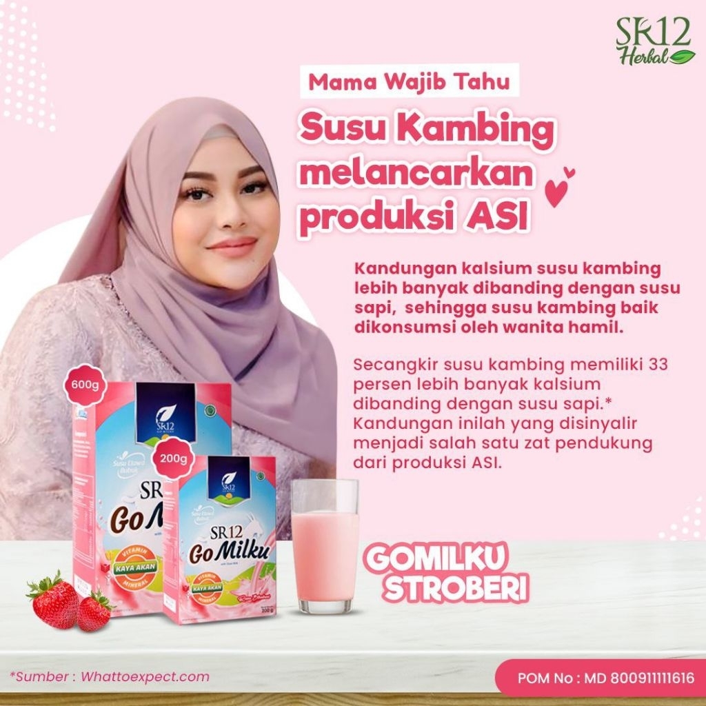 

Gomilku SR12 Susu Kambing Etawa 200gr Halal Bersertifikat BPOM