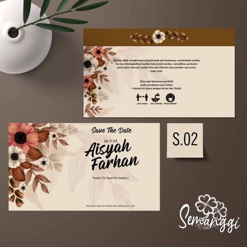 Undangan Semanggi 02 | Undangan Nikah Murah