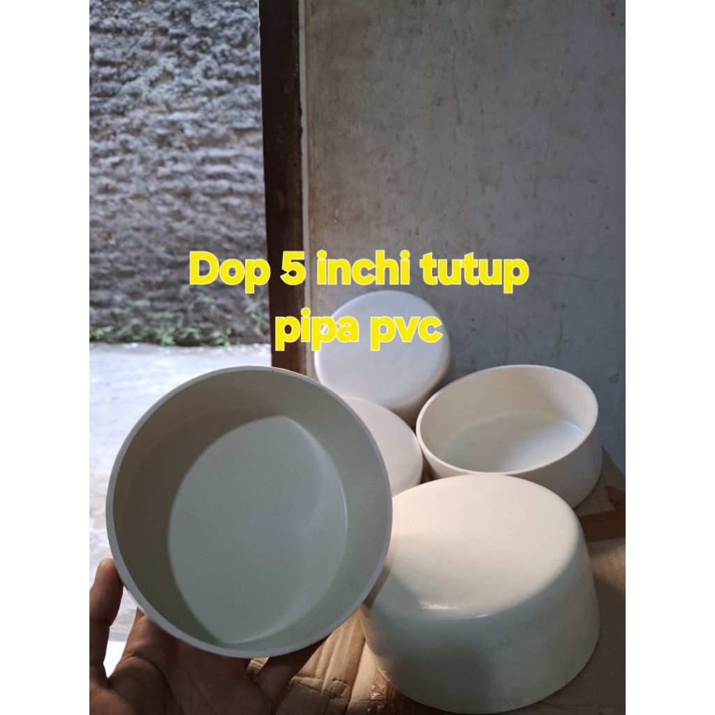 Dop pvc 5 inchi tutup pipa pvc