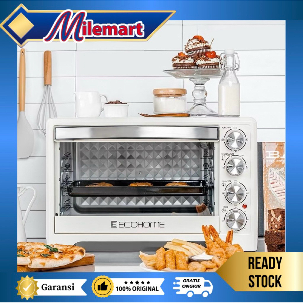 ECOHOME Electric Oven Platinum EOP-888 Kapasitas 38 Liter