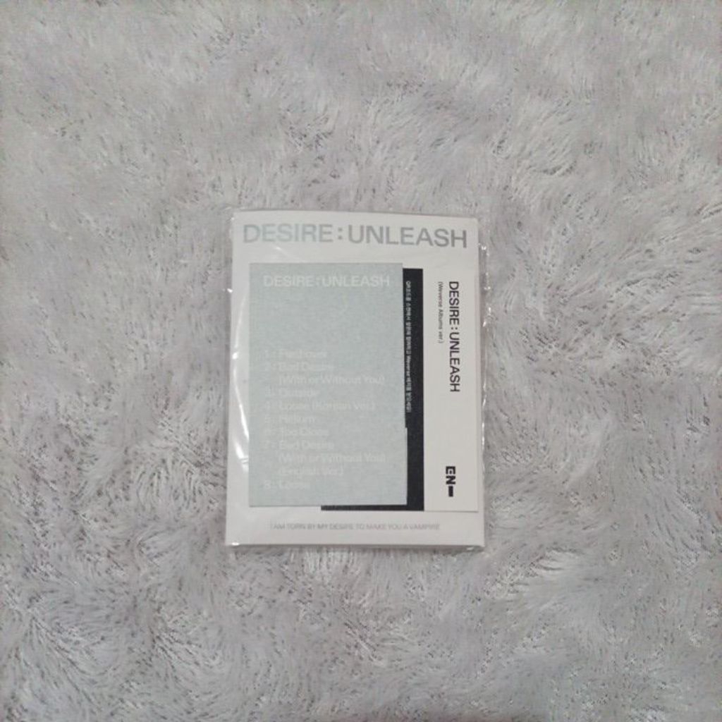 [Baca Deskripsi‼️] Ready QR Code Case Album Only Enhypen Desire:Unleash Wv Ver