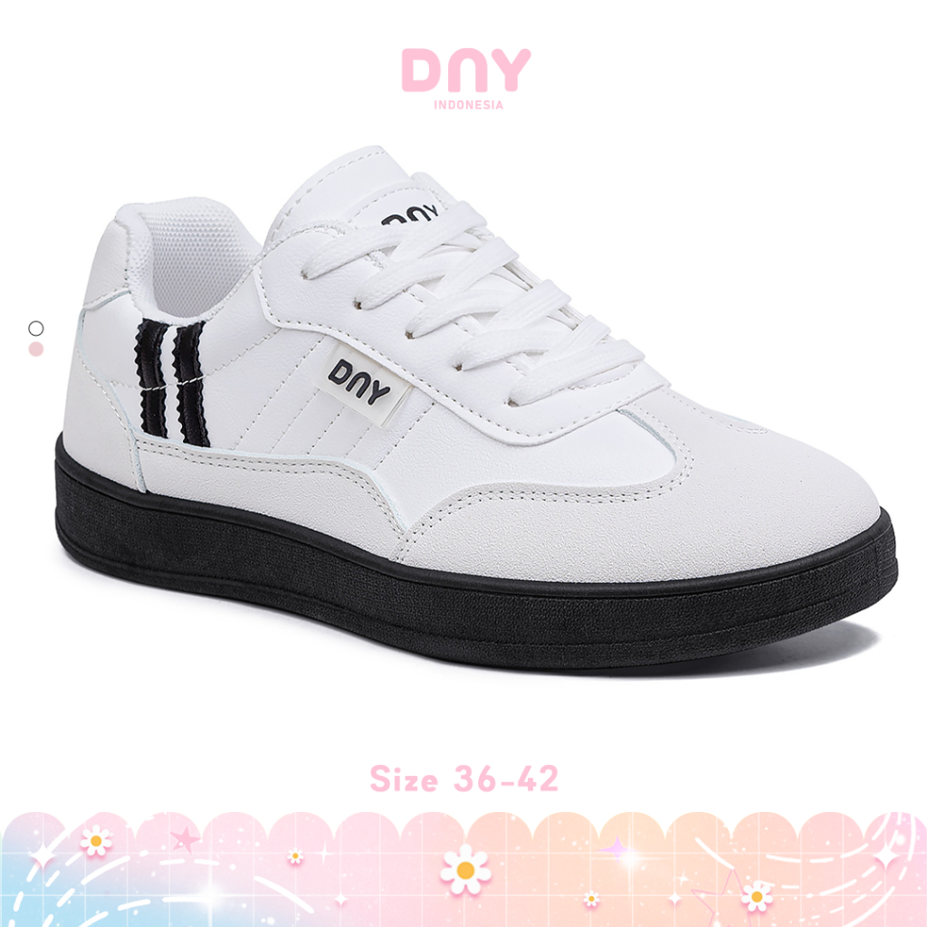 Sepatu DNY Sneakers Wanita Kekinian Casual Shoes Cewek Import Korean Sepatu Olahraga Terbaru 0517