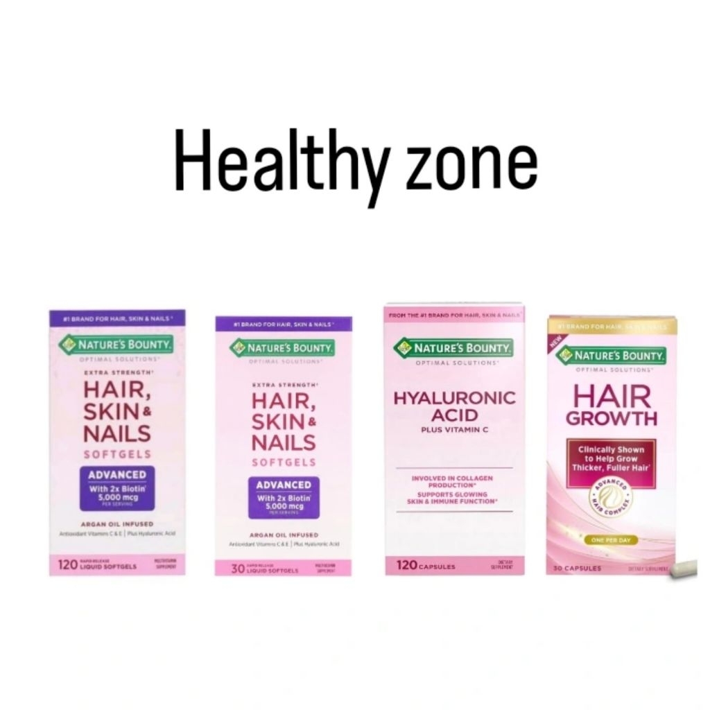 Nature's Bounty Multivitamin biotin hair nail skin, nature's bounty hyaluronic acid nature's bounty 