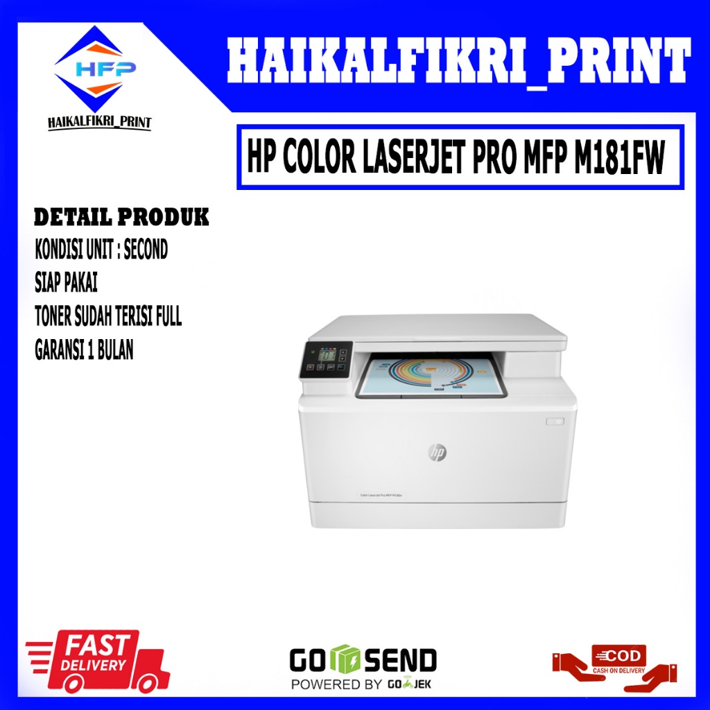 Printer Hp Color Laserjet Pro mfp m181fw