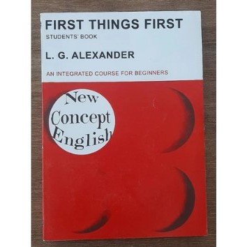 FIRST THINGS FIRST students book - L. G. ALEXANDER