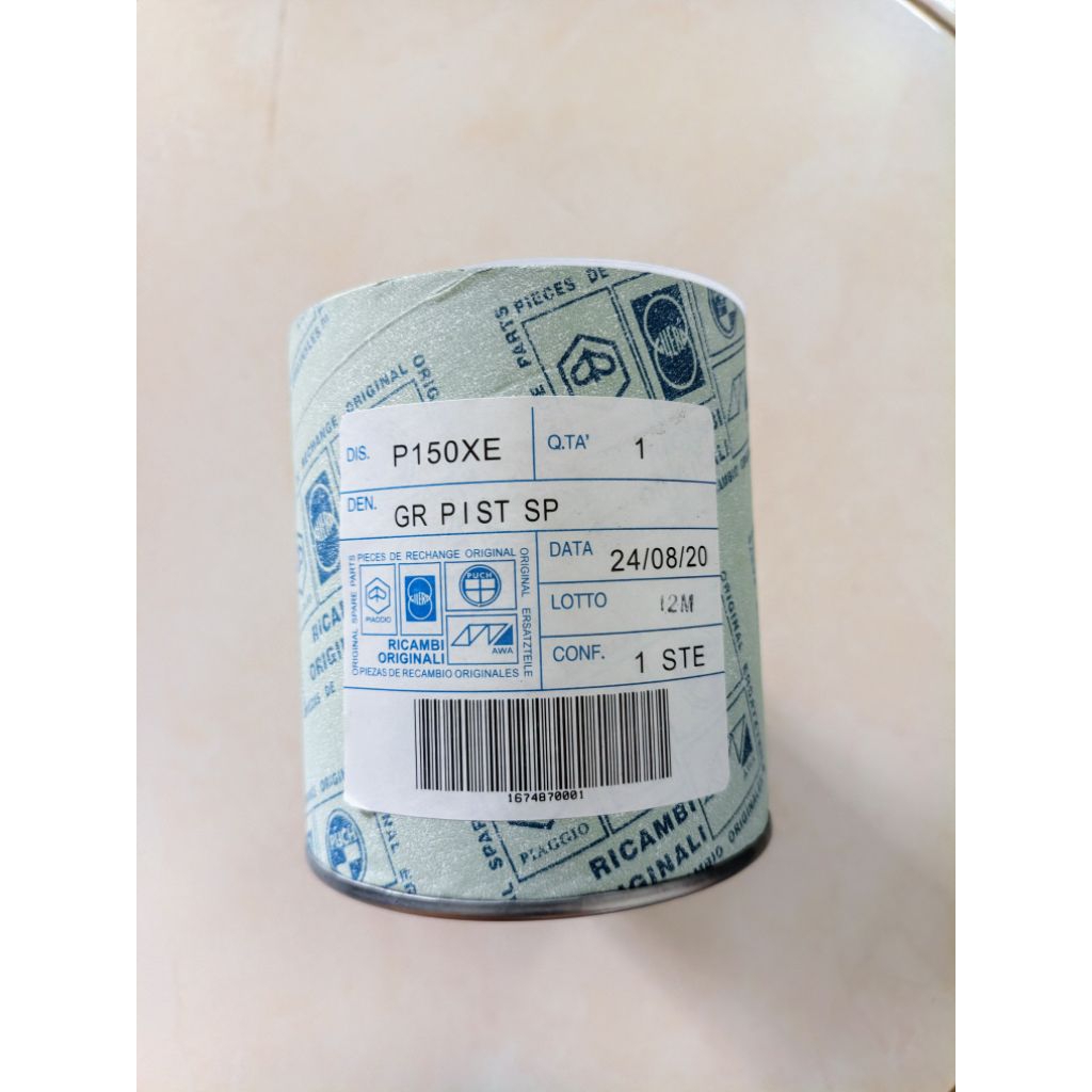 seher piston vespa Excel ring tipis