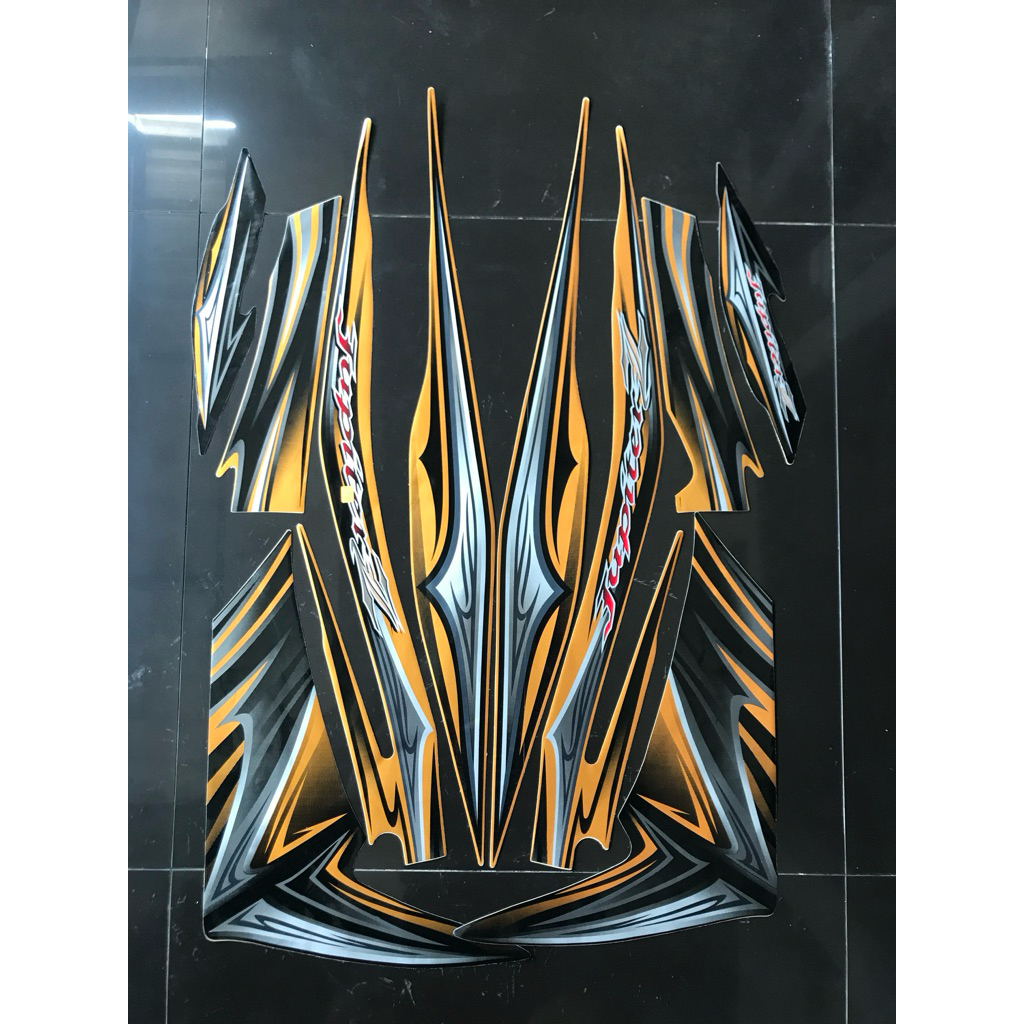 STRIPING STIKER JUPITER Z NEW ROBOT 2011 GOLD