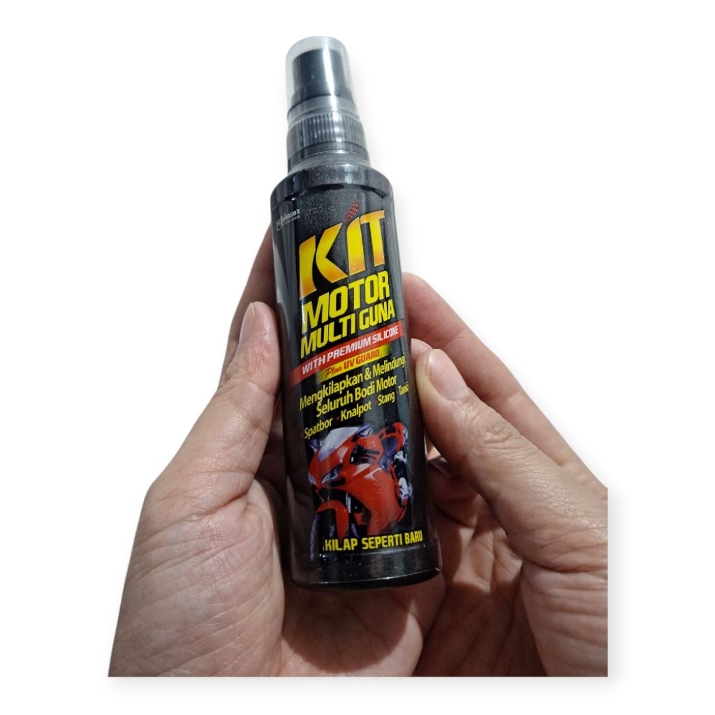KIT BOTOL 100ml/KIT Motor multi guna/premium silicone/Kit Semprot Pengkilap Mobil Motor