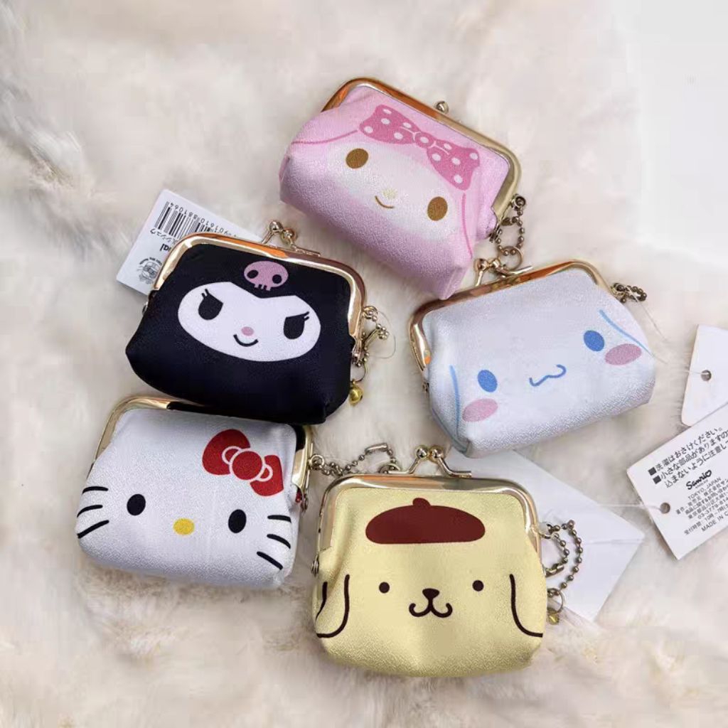 Dompet Koin Karakter / Dompet Import Cetek SANRIO ORI / Dompet Kecil Hello Kitty My Melody / Dompet 